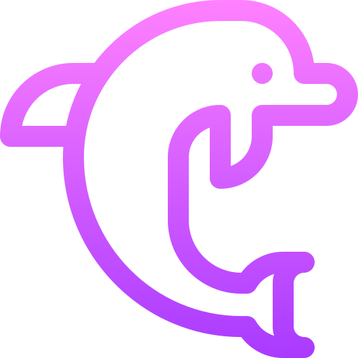 Dolphin Basic Gradient Lineal color icon