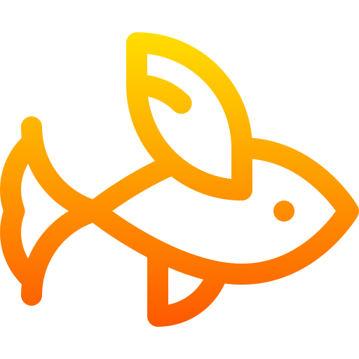 Летучая рыба Basic Gradient Lineal color иконка