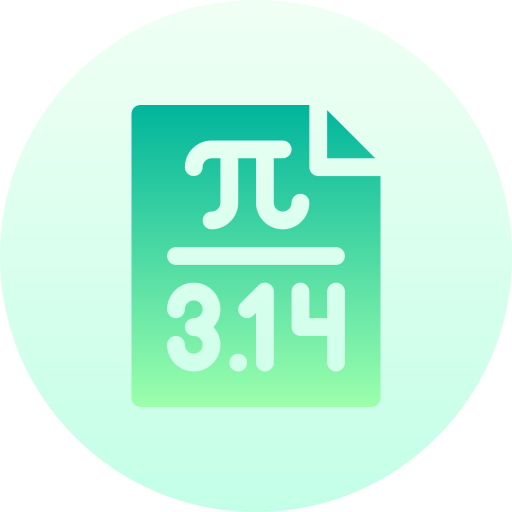 pi Basic Gradient Circular Icône