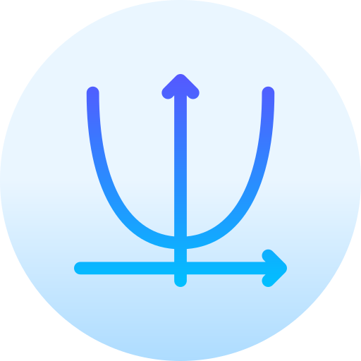 parábola Basic Gradient Circular icono