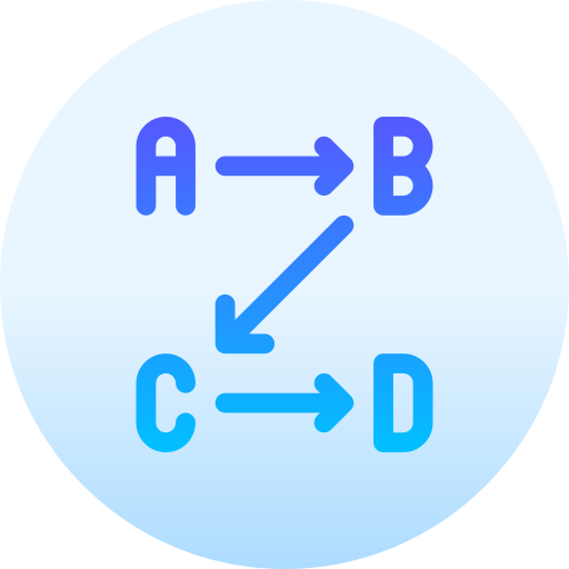 Logic Basic Gradient Circular icon