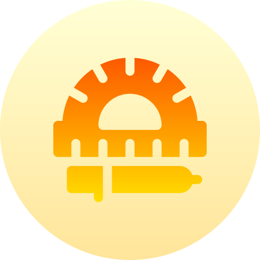 schreibwaren Basic Gradient Circular icon
