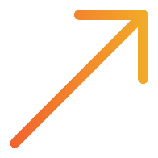 Диагональная стрелка Generic Gradient иконка