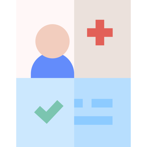 krankengeschichte Basic Straight Flat icon