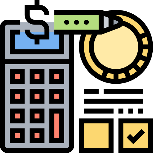 contabilidad Meticulous Lineal Color icono