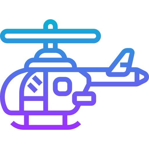 Helicopter Meticulous Gradient icon