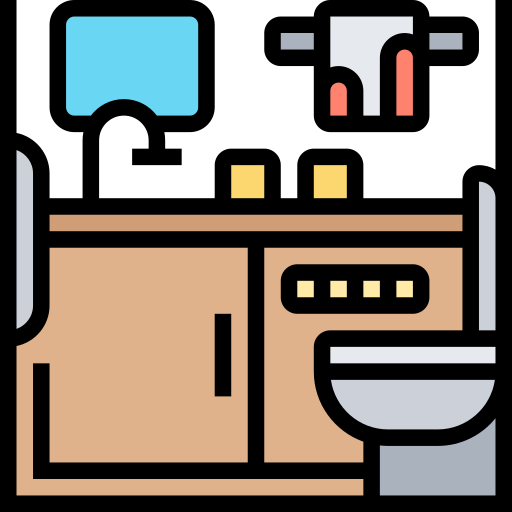 Lavatory Meticulous Lineal Color icon