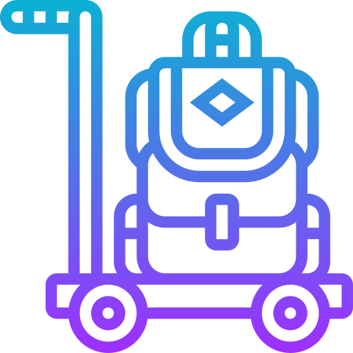 Luggage Meticulous Gradient icon