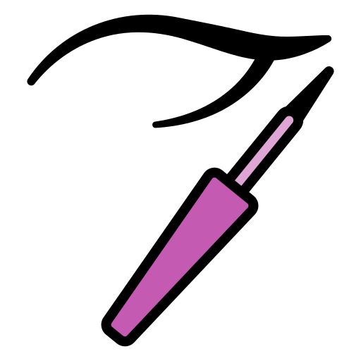 eyeliner Generic Outline Color icon