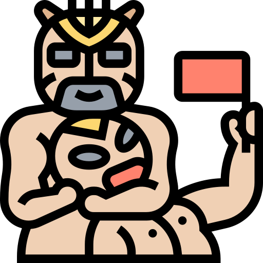 luchador Meticulous Lineal Color icono