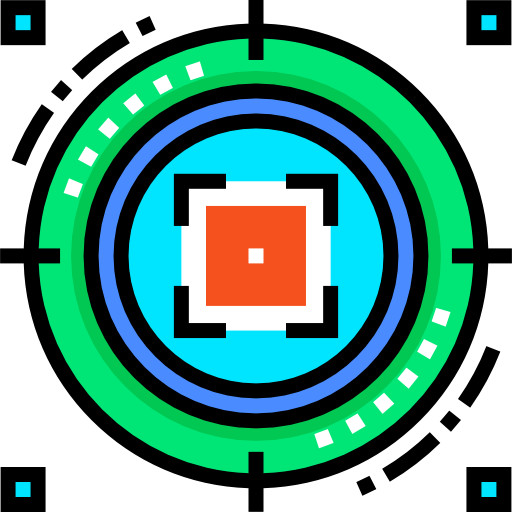 Target Detailed Straight Lineal color icon