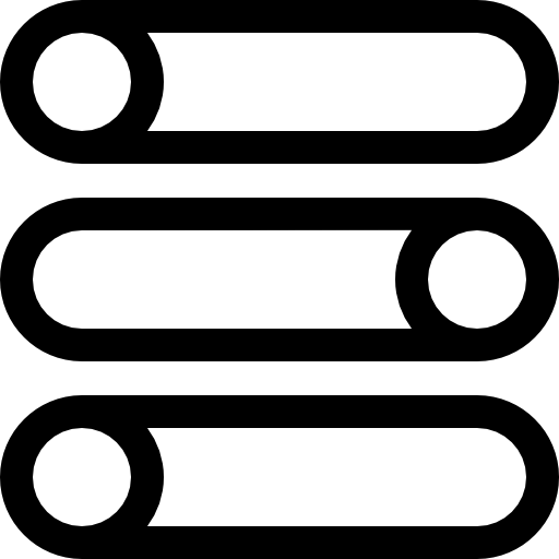 Slider Basic Rounded Lineal icon