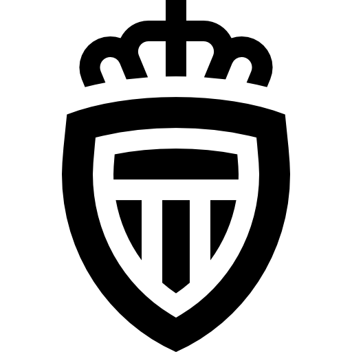 monako Basic Straight Filled ikona