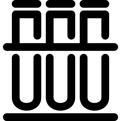 tubo de ensayo Voysla Lineal icono
