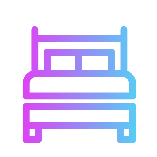 Bed furniture Generic Gradient icon