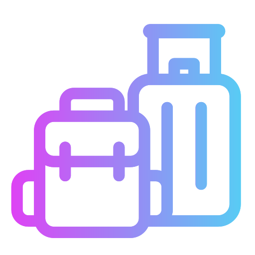 Luggage-rolling Generic Gradient icon