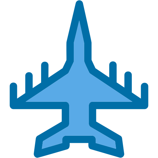 kampfjet Generic Blue icon