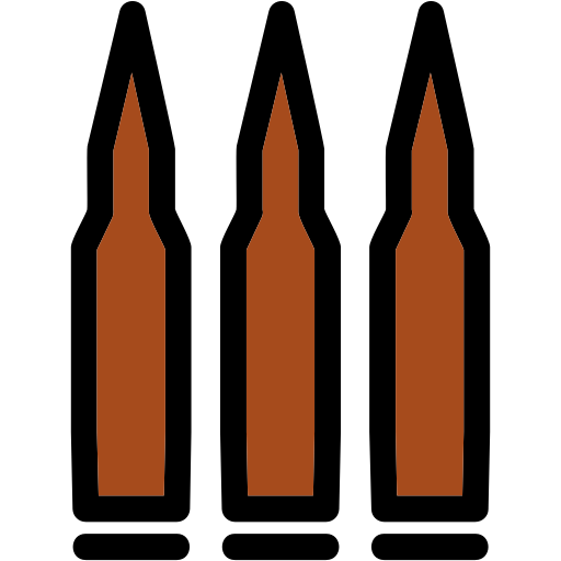 銃弾 Generic Outline Color icon