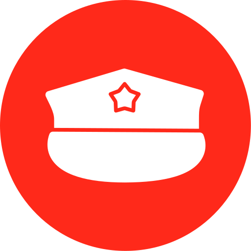 sombrero militar Generic Mixed icono