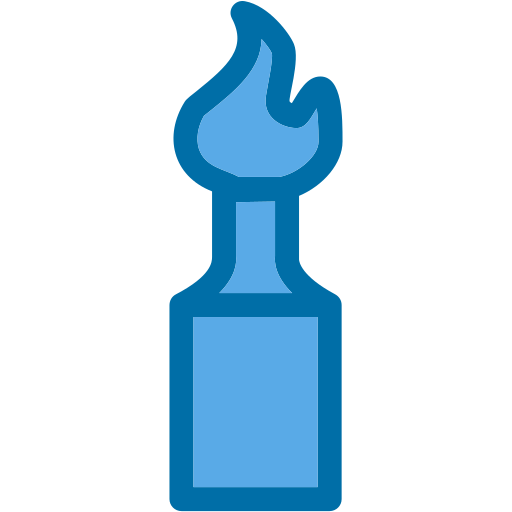 molotov cocktail Generic Blue icoon