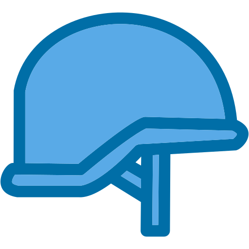 capacete Generic Blue Ícone