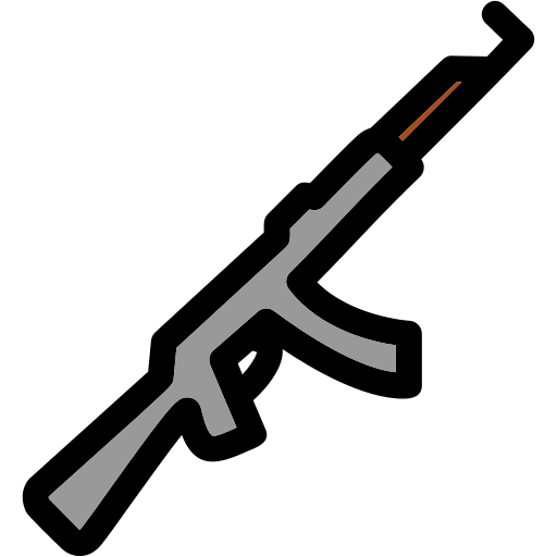 Ak 47 Generic Outline Color icon