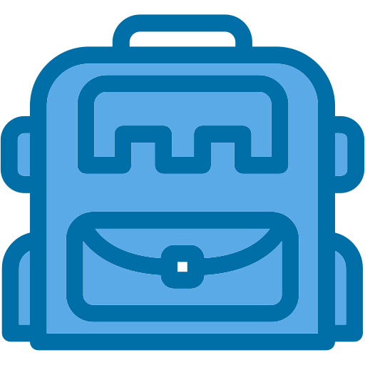 Backpack Generic Blue icon