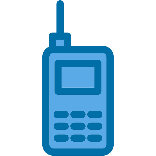 휴대용 무전기 Generic Blue icon