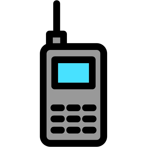 walkie-talkie Generic Outline Color icoon