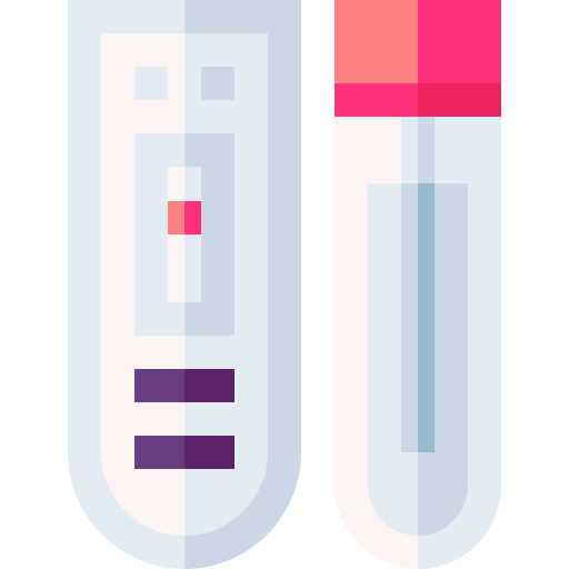 Medical test Basic Straight Flat icon