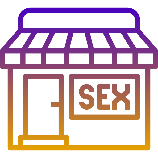 sex shop Generic Gradient icono