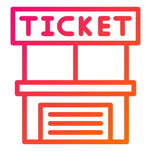 Ticket office Generic Gradient icon