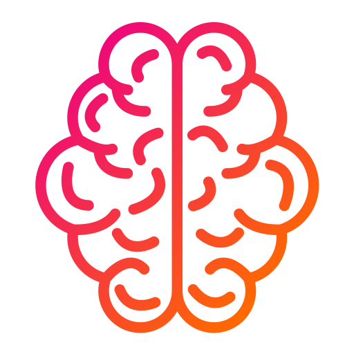 Human brain Generic Gradient icon