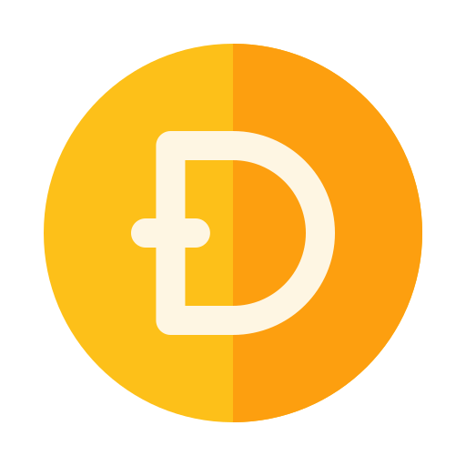 dogecoin Generic color fill icono