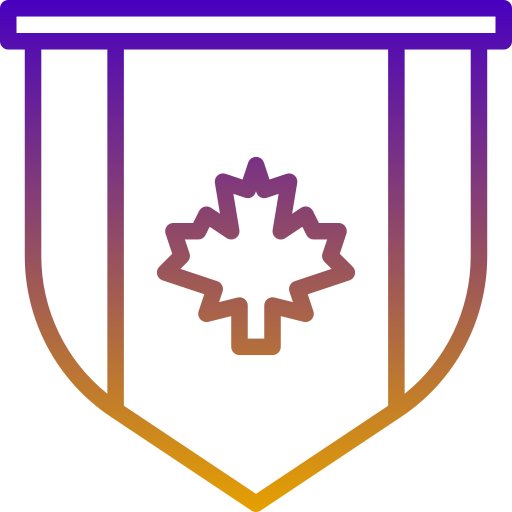 カナダ Generic Gradient icon