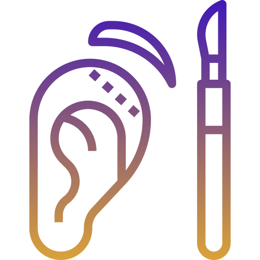 Ear Generic Gradient icon