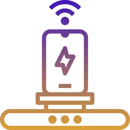 ワイヤレス充電器 Generic Gradient icon