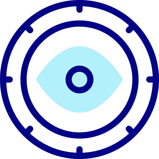 auge Detailed Mixed Lineal color icon