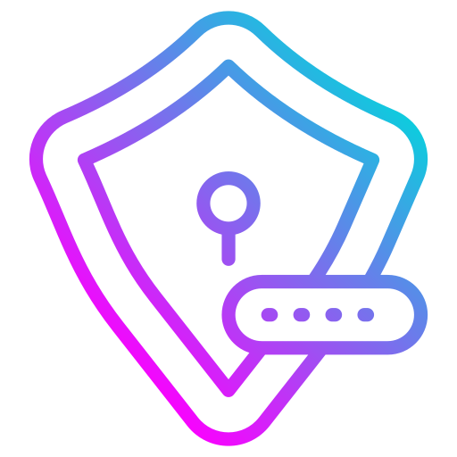 Cyber security Generic Gradient icon