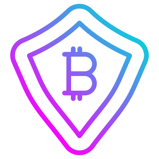 criptografia bitcoin Generic Gradient Ícone