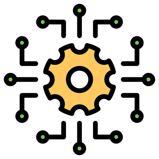 서비스 Generic Outline Color icon