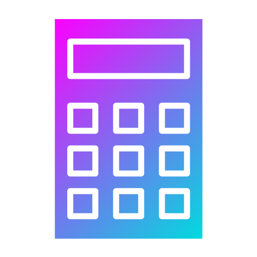 Calculator Generic Flat Gradient icon
