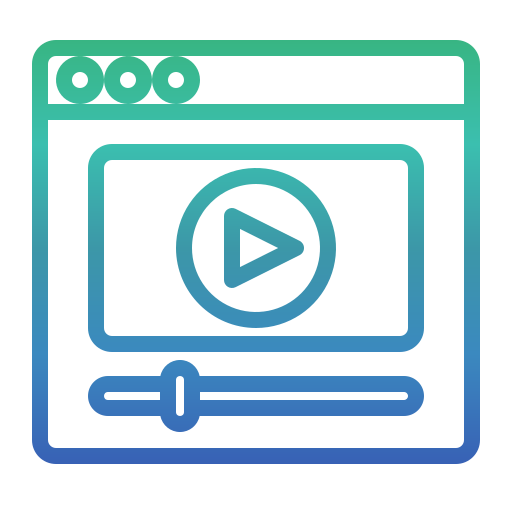 online-video Generic Gradient icon
