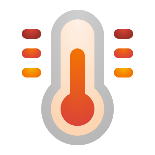 température moyenne Generic Flat Gradient Icône