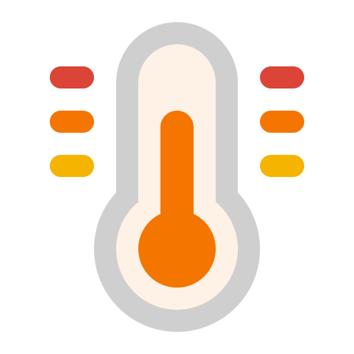 Średnia temperatura Generic Flat ikona