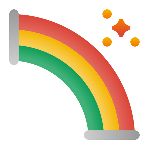 arcobaleno Generic Flat Gradient icona