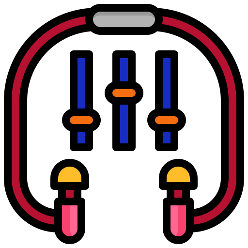 casque de musique Generic Outline Color Icône