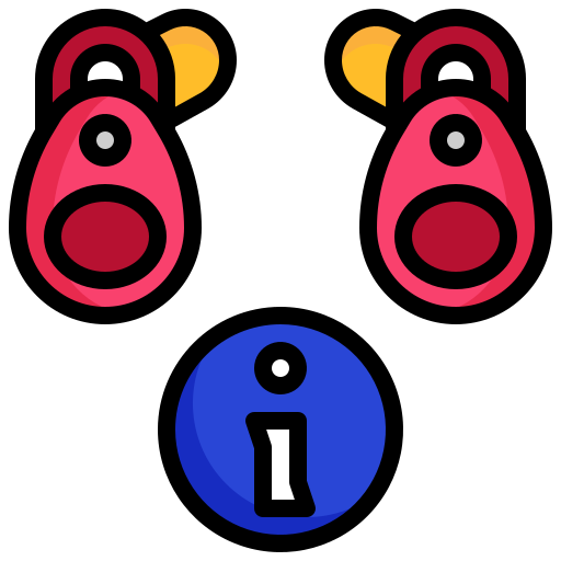 이어폰 Generic Outline Color icon