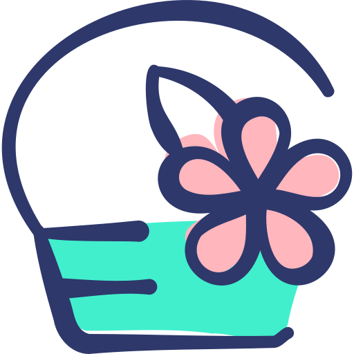 Flower Basic Hand Drawn Lineal Color icon