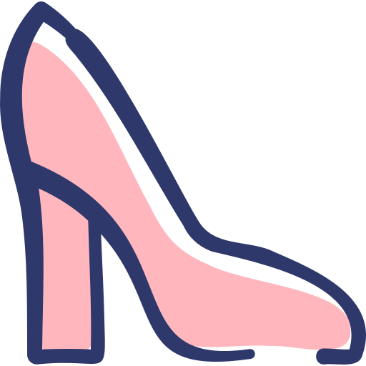 scarpe Basic Hand Drawn Lineal Color icona